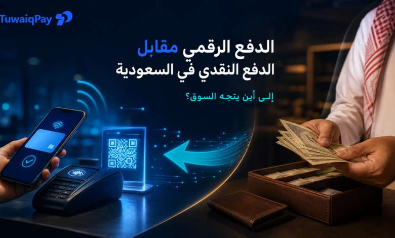 الدفع الرقمي مقابل النقدي